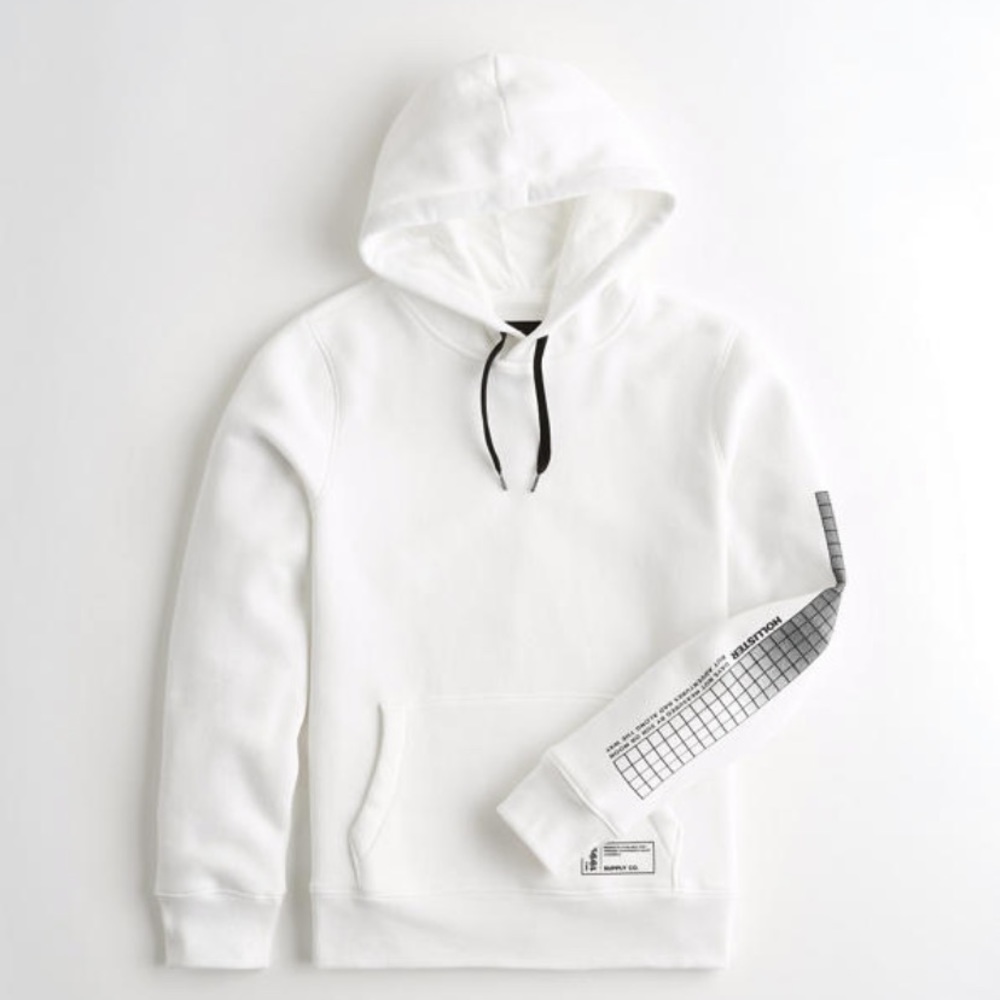 Hollister Print Graphic Hoodie